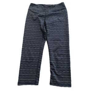 5 For $10 ⭐️ 90 Degree Reflex Girls Navy Striped Athletic Leggings Size 10